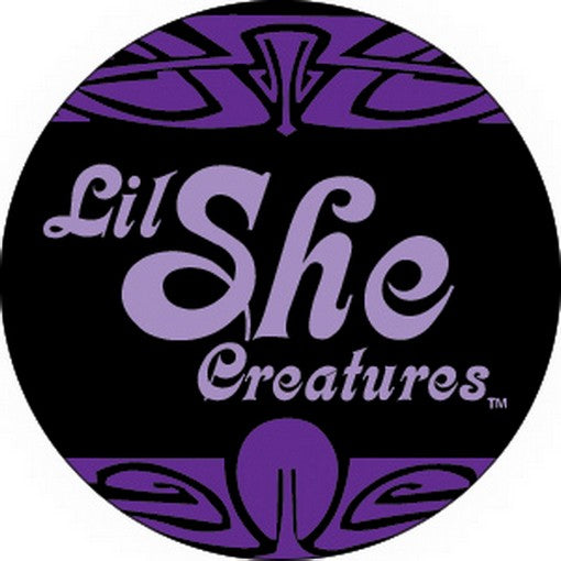 Lil She Creatures Logo Button B-LSC-0011