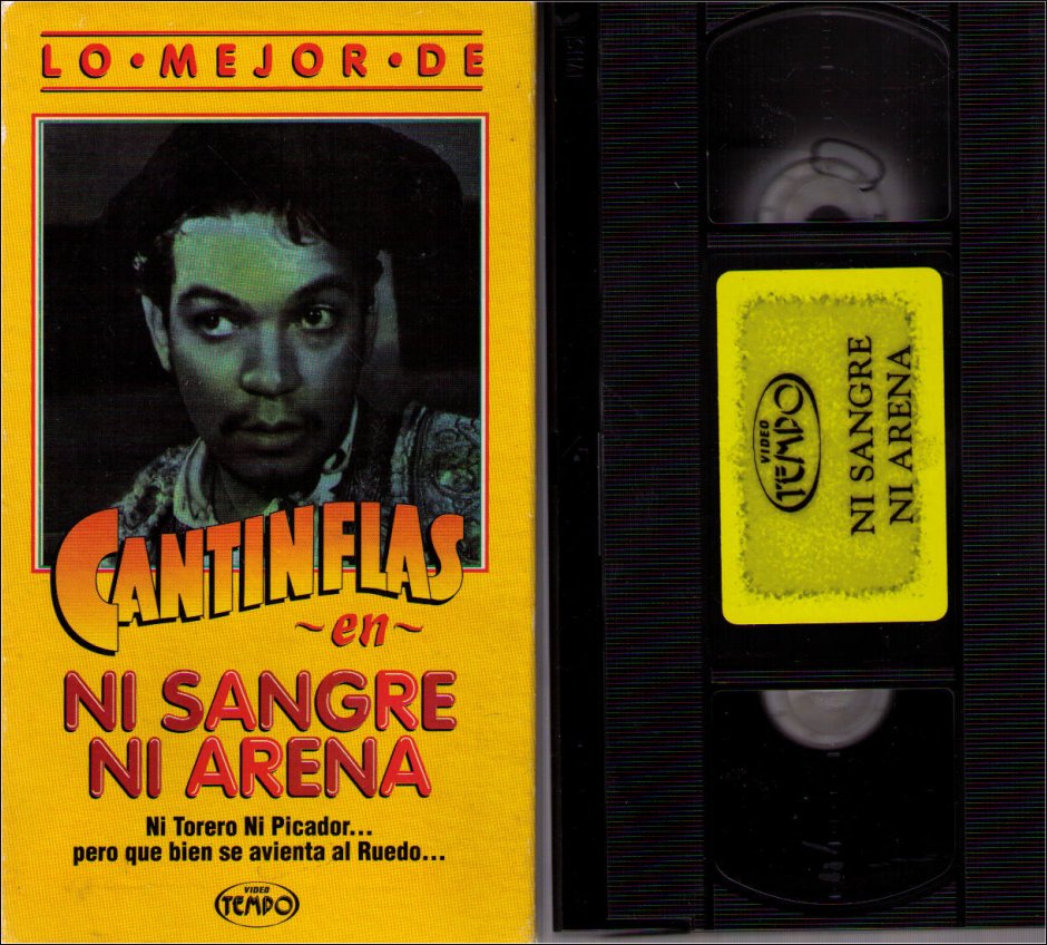 Lo Mejor De Cantinflas En Ni Sangre Arena Vintage VHS Tape