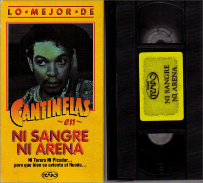 Lo Mejor De Cantinflas En Ni Sangre Arena Vintage VHS Tape