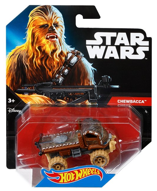 Star Wars Chewbacca Hot Wheels (2015) Mattel Die-Cast Toy Car