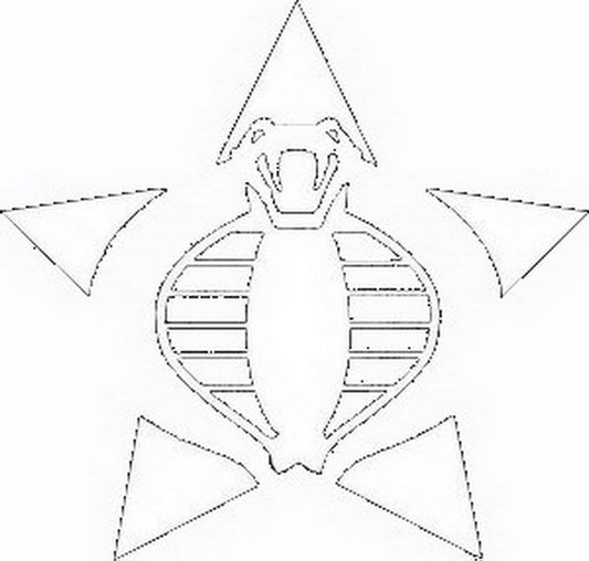 GI Joe Cobra Window Decal Sticker