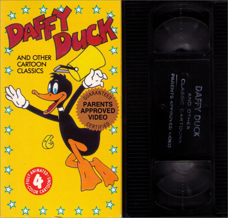 Looney Tunes Daffy Duck And Other Cartoon Classics VHS Vintage Tape