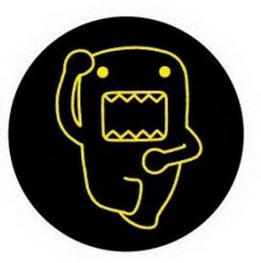 Domo-Kun Yellow Outline Button DB4291