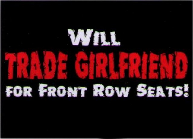 Will Trade Girlfriend For Front Row Seats Magnet DM2168