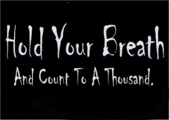 Hold Your Breath And Count To A Thousand Magnet DM2211
