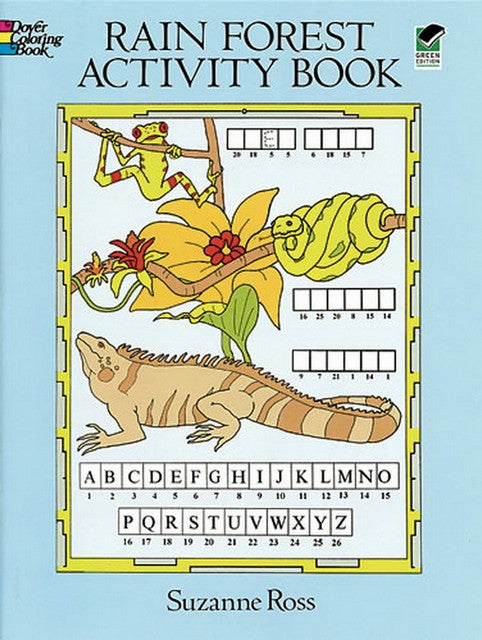 Rain Forest Mazes Crosswords Puzzles Activity Book