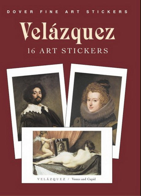 Velazquez Maria of Hungary Art Sticker Set - 16 Stickers