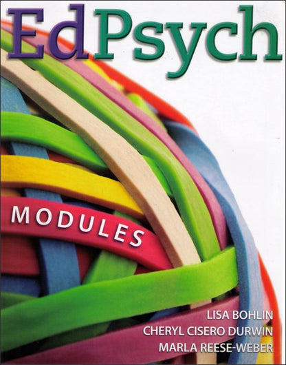 EdPsych: Modules Paperback Book - (Lisa Bohlin)