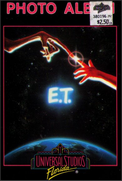 E.T. The Extra-Terrestrial Vintage Universal 1992 Photo Album - (8 Photos)
