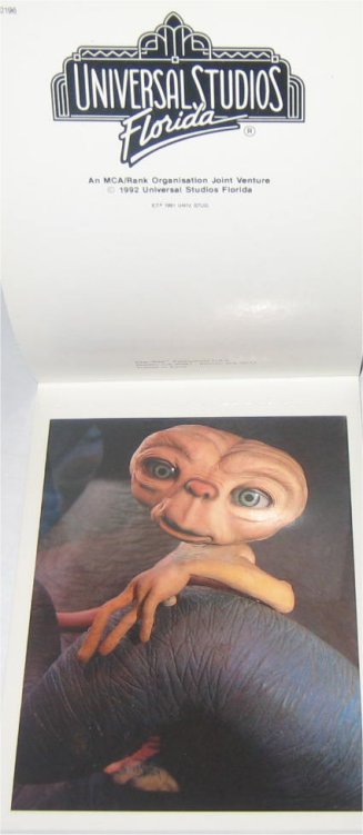 E.T. The Extra-Terrestrial Vintage Universal 1992 Photo Album - (8 Photos)