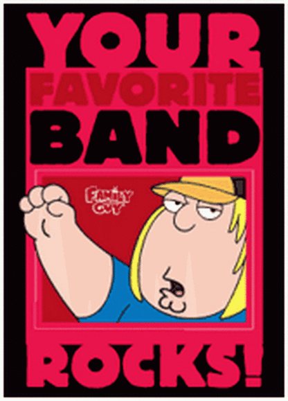 Family Guy Your Band Rocks Magnet FM2066