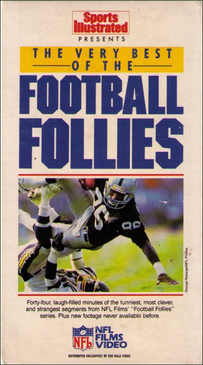 The Very Best of the Football Follies (1988) Vintage VHS Tape