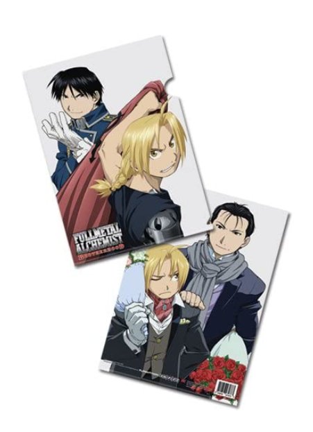 Fullmetal Alchemist Roy Mustang & Edward Elric Anime File Folder GE-7978
