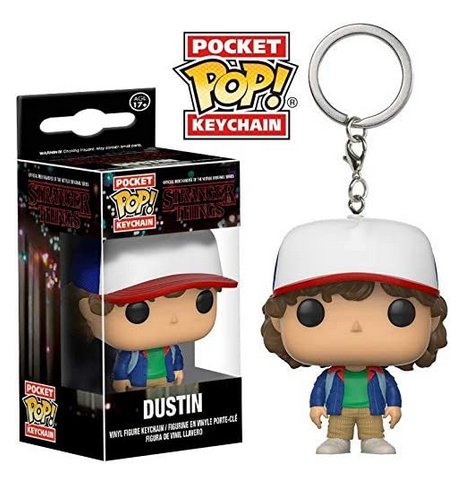 Stranger Things Dustin Funko POP! Keychain