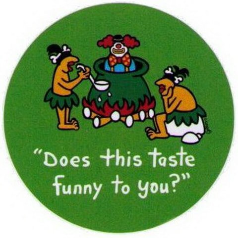 Grimm Does This Taste Funny To You Button GB1469
