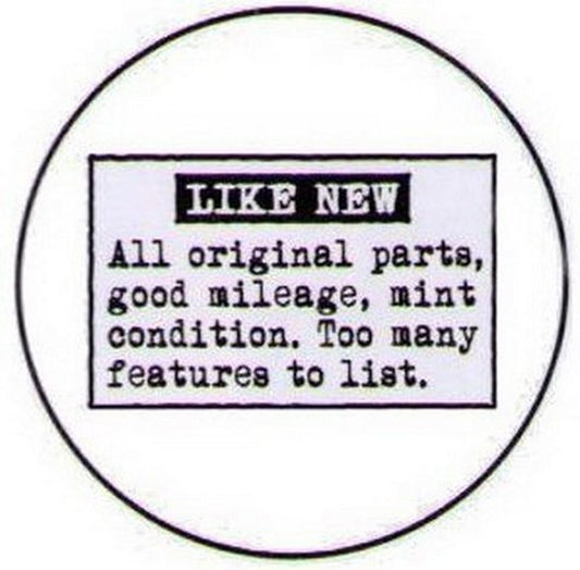 Grimm Like New Too Many Features Button GB1536