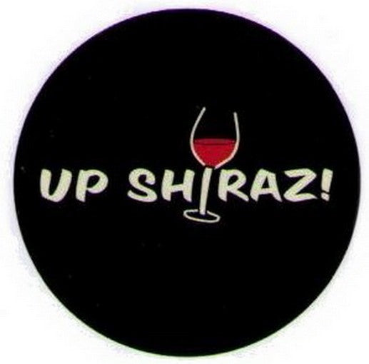 Up Shiraz! Wine Grimm Button GB1549