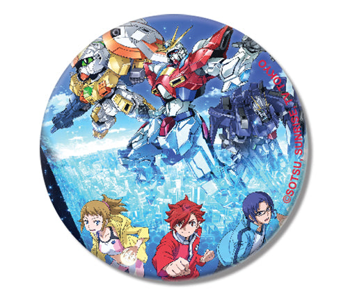Gundam Build Fighters Try Characters Anime 1.25" Button GE-16711