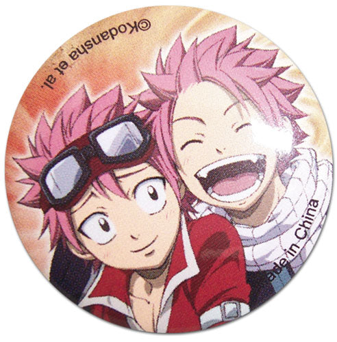 Fairy Tail Natsu Licensed Anime Button GE-16784