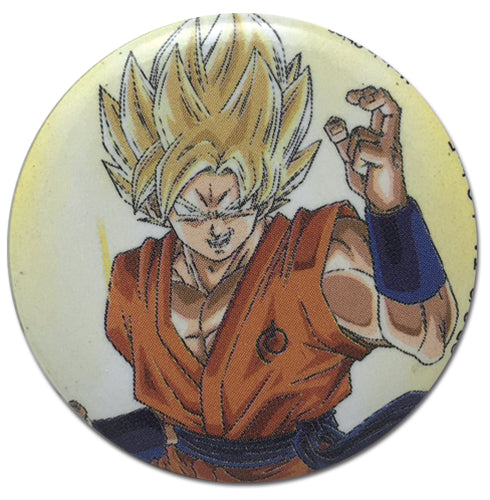 Dragon Ball Super Goku with Fighting Spirit 1.25" Anime Button GE-18460