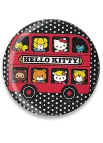 Hello Kitty & Friends Bus Anime 1.25" Button GE-19460