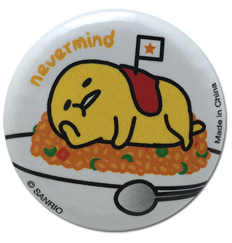 Gudetama Nevermind Anime 1.25" Button GE-19465