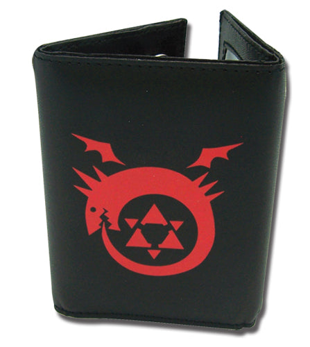 Fullmetal Alchemist Brotherhood FMA Homunculus Symbol Leather Black Anime Wallet GE-2453