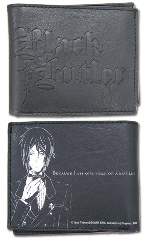 Black Butler Sebastian Anime Knitted Wallet GE-2460