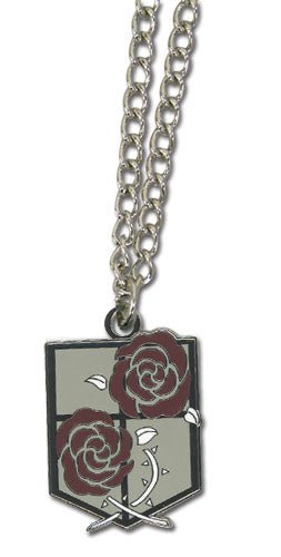 Attack On Titan Stationary Guard Emblem Anime Necklace GE-35639