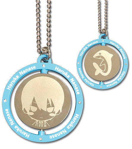 Free! Haruka Blue Metal Anime Necklace GE-36388