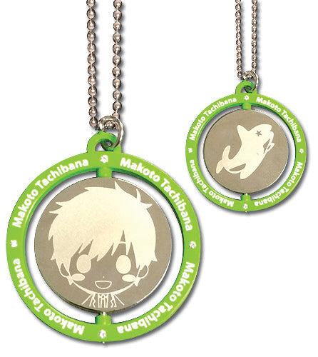 Free! Makoto Green Metal Anime Necklace GE-36389