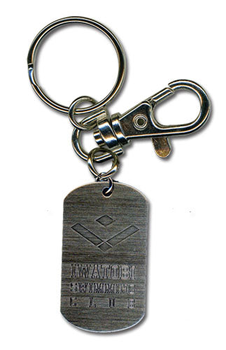 Free! Iwatobi SC Dog Tag Anime Metal Keychain GE-37380