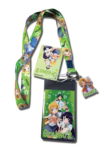 Oreimo 2 Group Anime Lanyard Neck Strap w/ Charm GE-37557