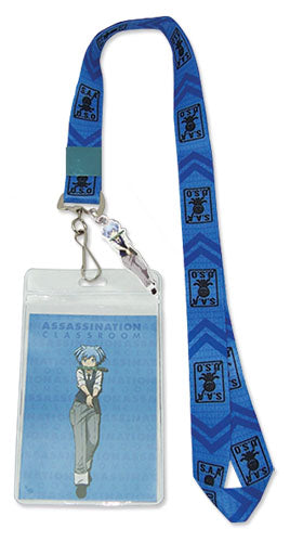 Assassination Classroom Nagisa Anime Lanyard Neck Strap w/ Charm GE-37741
