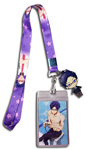 Free! Rei Anime Lanyard Neck Strap w/ Charm GE-37828