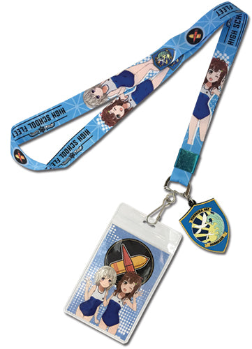High School Fleet Tatishi & Irizaki Anime Lanyard Neck Strap w/ Charm GE-37916