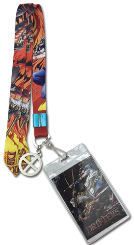 Drifters Shimazu, Nasu & Oda Anime Lanyard Neck Strap w/ Charm GE-37947