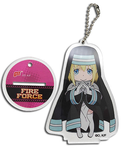 Fire Force Iris Anime Acrylic Display Stand w/ Keychain GE-38705