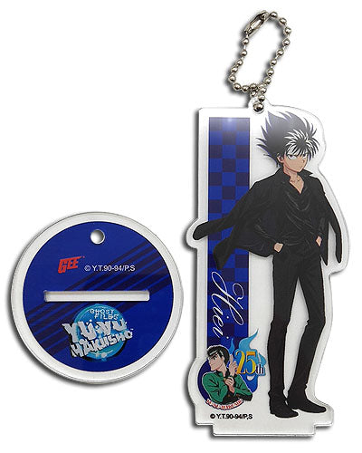 Yu Yu Hakusho 25th Hiei Acrylic Anime Keychain w/ Display Stand GE-38741