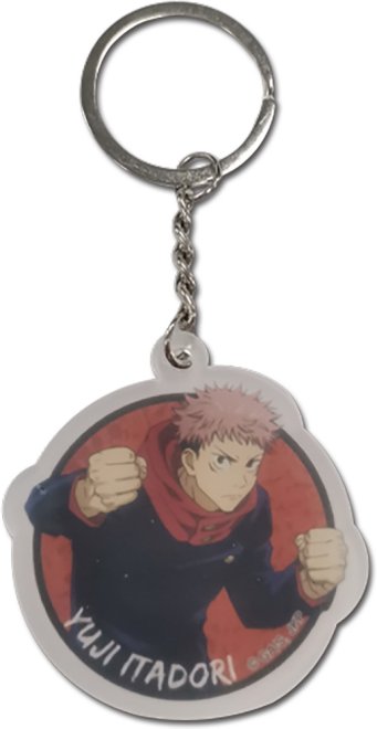 Jujutsu Kaisen Yuji Anime Acrylic Circle Keychain GE-38814