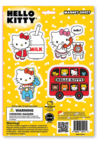 Hello Kitty & Friends Anime Magnet Set GE-39117