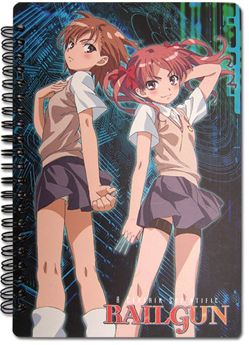 A Certain Scientific Railgun Misaka & Kuroko Anime Spiral Notebook GE-8173