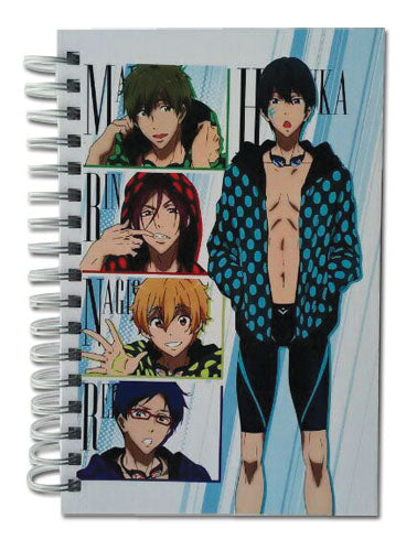 Free! Characters With Dot Clothes Anime Hardcover Notebook GE-43500