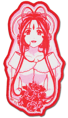 Ah! My Goddess Belldandy Pink & Red Anime Patch GE-4404