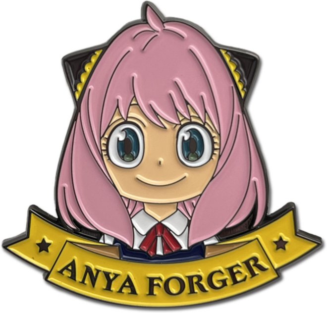 Spy Family X Anya Forger Anime Enamel Pin GE-440823
