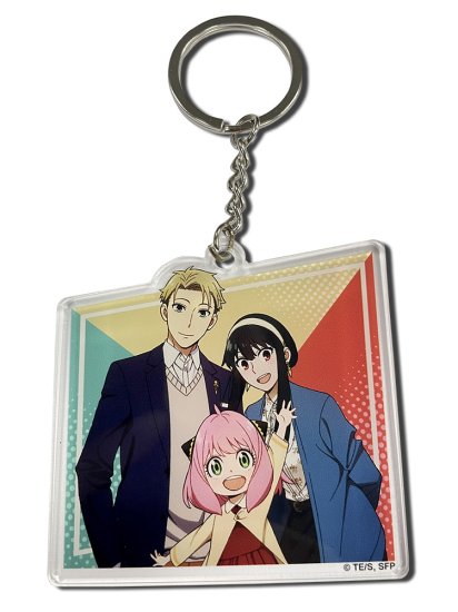 Spy Family X Going Out Visual Acrylic Anime Keychain GE-443467
