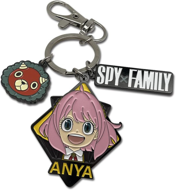 Spy Family X Anya Forger Three Charm Anime Keychain GE-43500