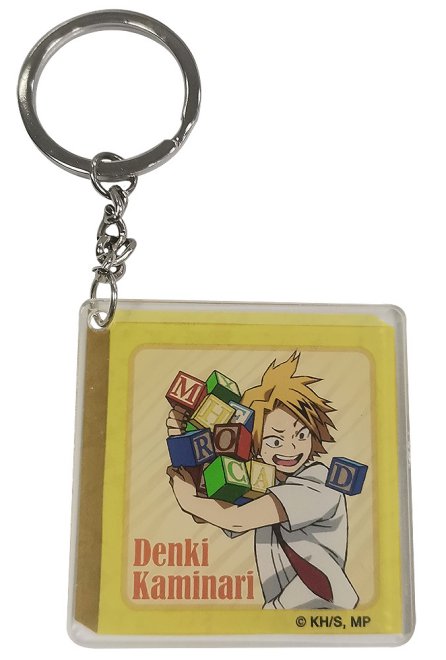 My Hero Academia Kaminari Anime Acrylic Block Keychain GE-445080