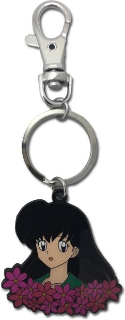 Inuyasha Kagome Flowers Anime Metal Keychain GE-445088
