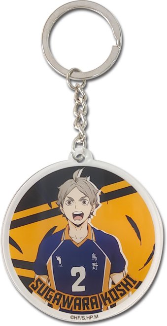 Sugawara Koushi Anime Acrylic Circle Keychain GE-445748
